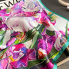 Scarves - Oil Painting Flower Pattern