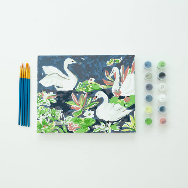 Paint by Numbers - Swans
