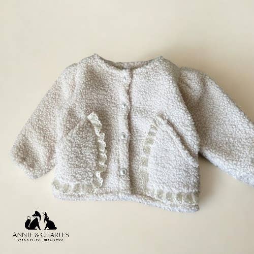 Plush Fluffy Jacket in Beige or Brown