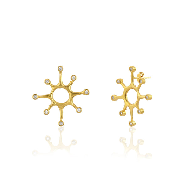 Earrings - Starburst Studs