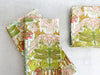 Beverage Napkins - Dragonfly Garden Cloth Napkins, Set of Four