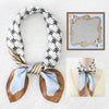 Scarf - Chain Print Satin Square Scarf