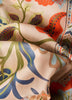 Scarf - Cotton Scarf - Folky Floral - Coconut: Cream