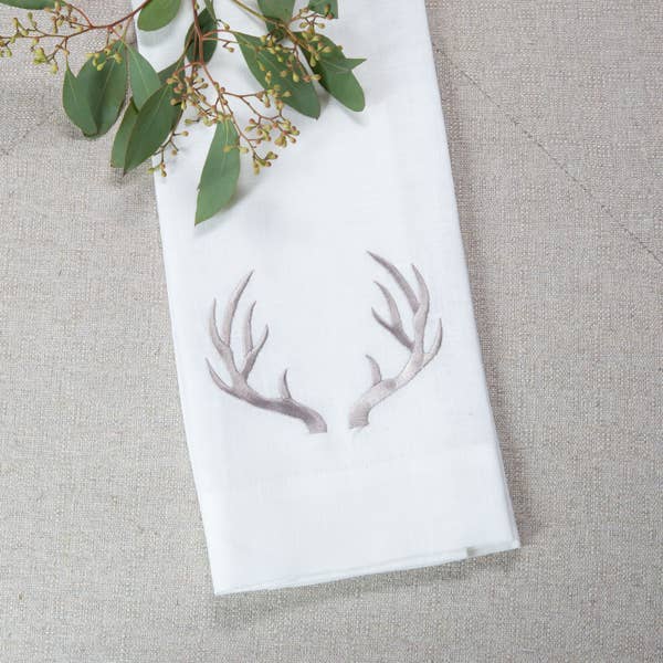 Towel - Antlers Linen Towel
