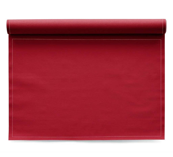 Placemats - In Lipstick Red Cotton Placemats 12 Units