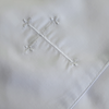 Embroidered Cross Christening Shawl