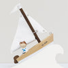 Toys - Wooden Sailing Boat & Captain