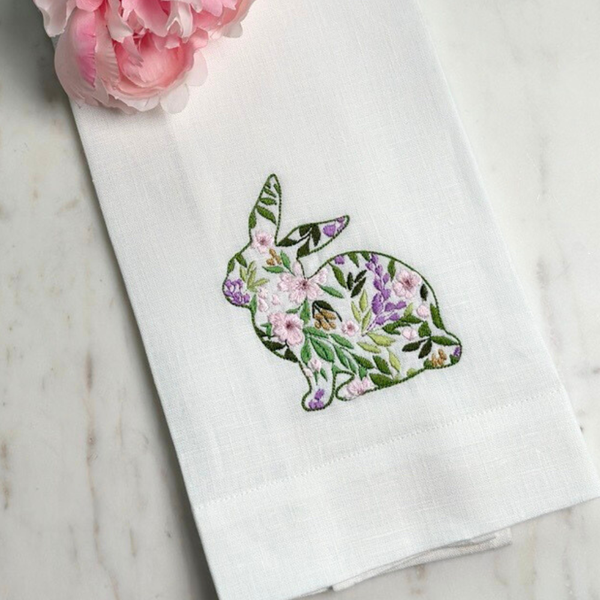 Hand Towel - Garden Bunny Towel