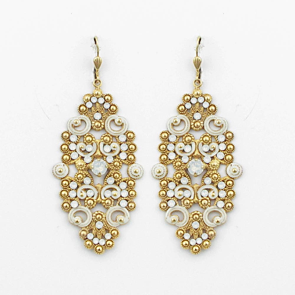 Earrings - Marielle in White