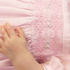 French Pink Bubble with Diamond Smocking