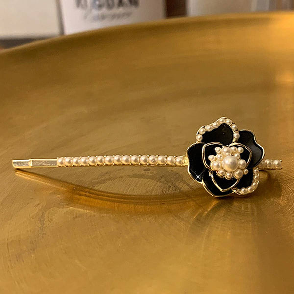 Hair Accessories - Camellia Pearl Hair Pins