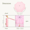Umbrella - Pink Compact Eco-Friendly Wind Resistant Duck Head