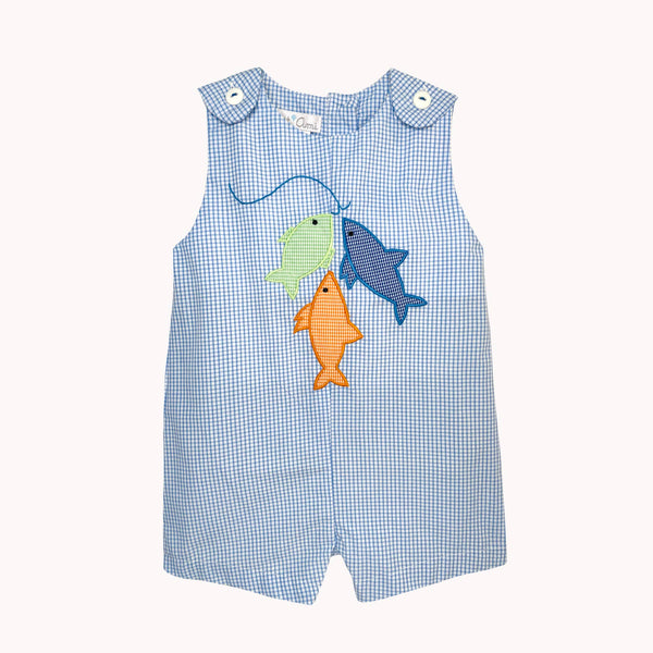 Sunsuit with Fish Applique