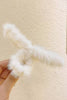 Hair Accessories - Faux Rabbit  Fur Hair Clip