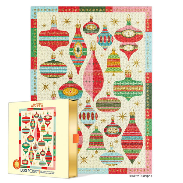 Puzzle - Vintage Ornaments 1000 Piece Jigsaw Puzzle