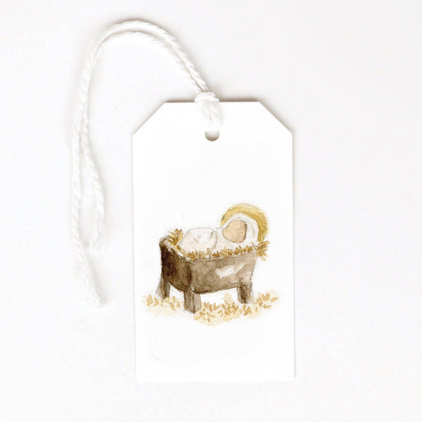 Gift Tags - Manger Gift Tags Set of 8