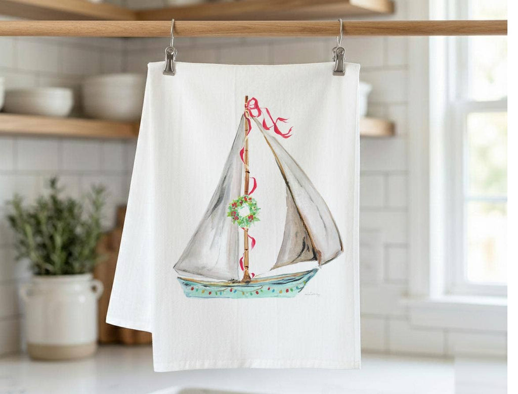 Hand Towel - Southwind Christmas Flour Sack Towel