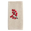 Napkin & Placemat Set - Embroidered Berry 8 pcs Set