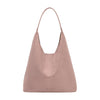 Purse - Eunice Mauve Vegan Suede Tote Bag