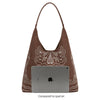 Purse - Eunice Tan Vegan Suede Tote Bag