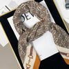 Wrap - Luxury Chain Print Scarf in Khaki or Orange