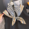 Scarf - Minimalist Striped Silk Scarf