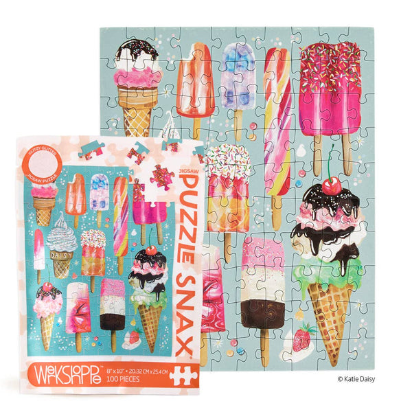 Puzzle - Ice Cream & Pops 100 Piece Puzzle Snax