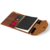 Leather Portfolio with Notepad Black or Brown