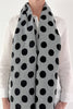 Scarf -  Linen Scarf: Loopy Blue & Blue