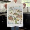 Tea Towel - Santa's North Pole Tea Towel