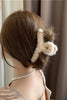 Hair Accessories - Faux Rabbit  Fur Hair Clip
