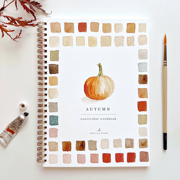 Watercolor -Autumn Watercolor Workbook