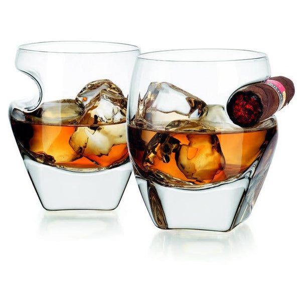 Arturo Cigar Whiskey Tumbler Set of Two