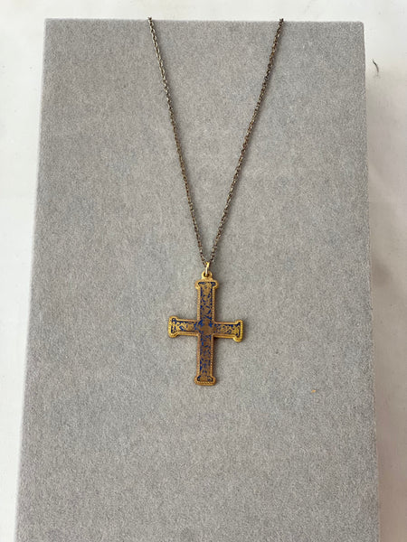 Estate Collection - Cleo Cross Pendant Necklace