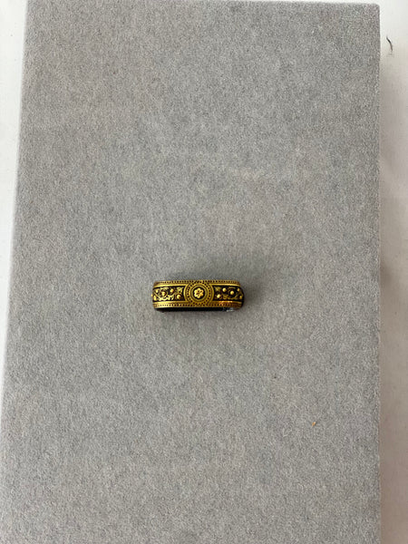 Estate Collection - Unique Small Gold and Enamel Pin