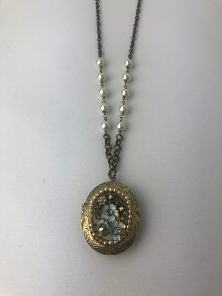Estate Collection - Gold Locket Necklace