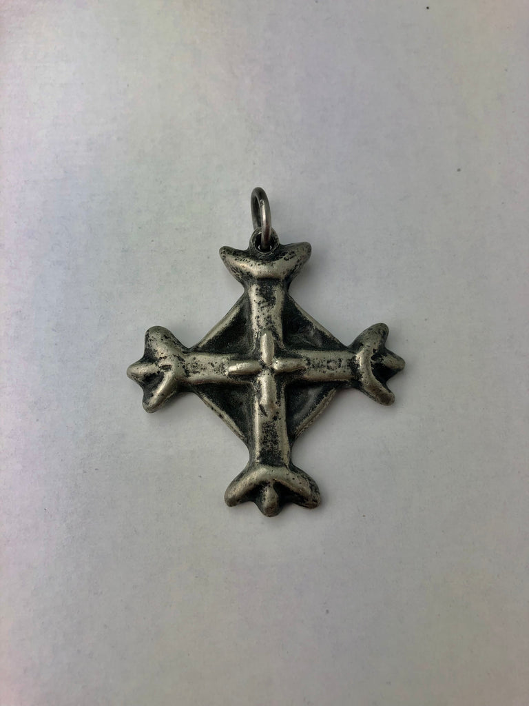 Estate Collection - Silver Cross Pendant
