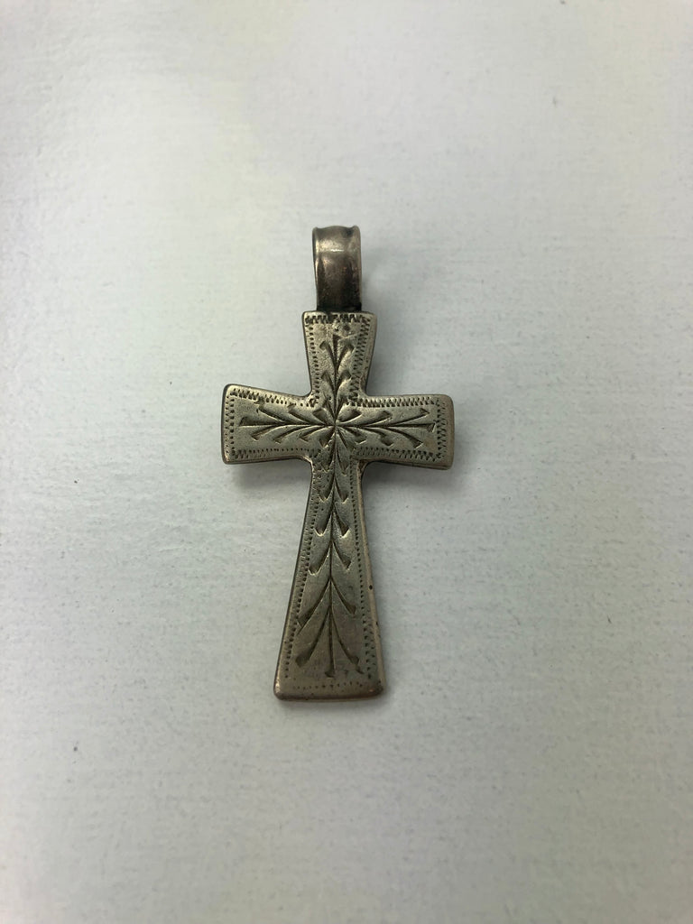 Estate Collection - Small Silver Cross Pendant