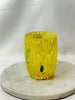 Murano Barrel Glass Tumblers in Yellow