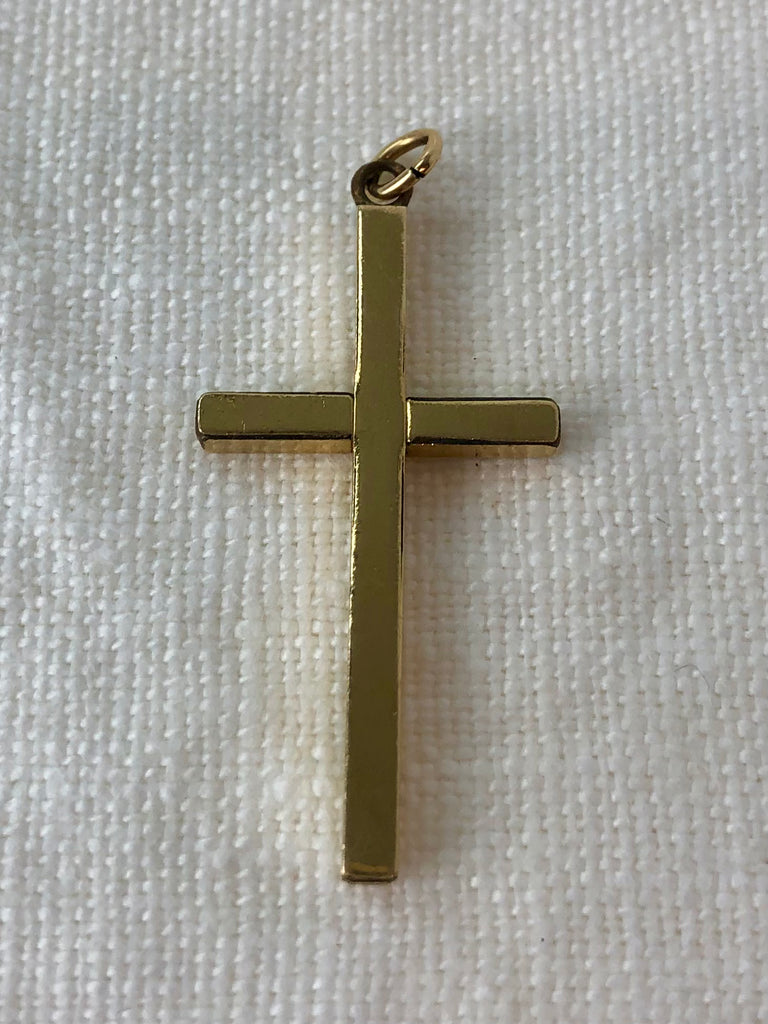 Estate Collection - Vintage Gold Cross Pendant
