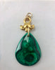 Vignette -  Malachite Stone w/Ivy-Roman Replica