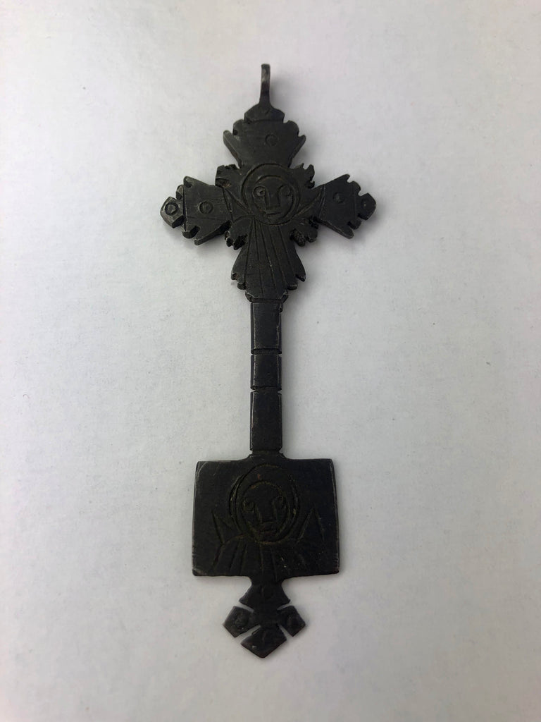 Estate Collection - Antique Iron Coptic Church Hand Cross