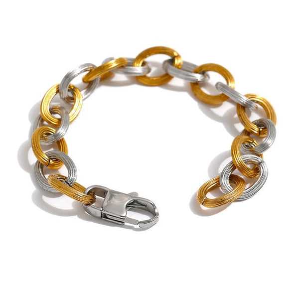 Bracelet - Two Tone Link Bracelet