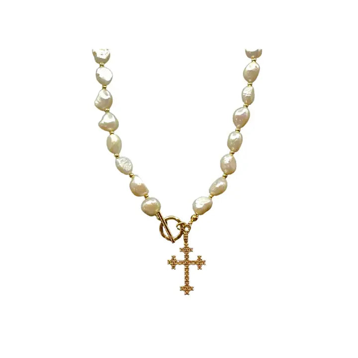 Necklace - Victorian Cross Necklace