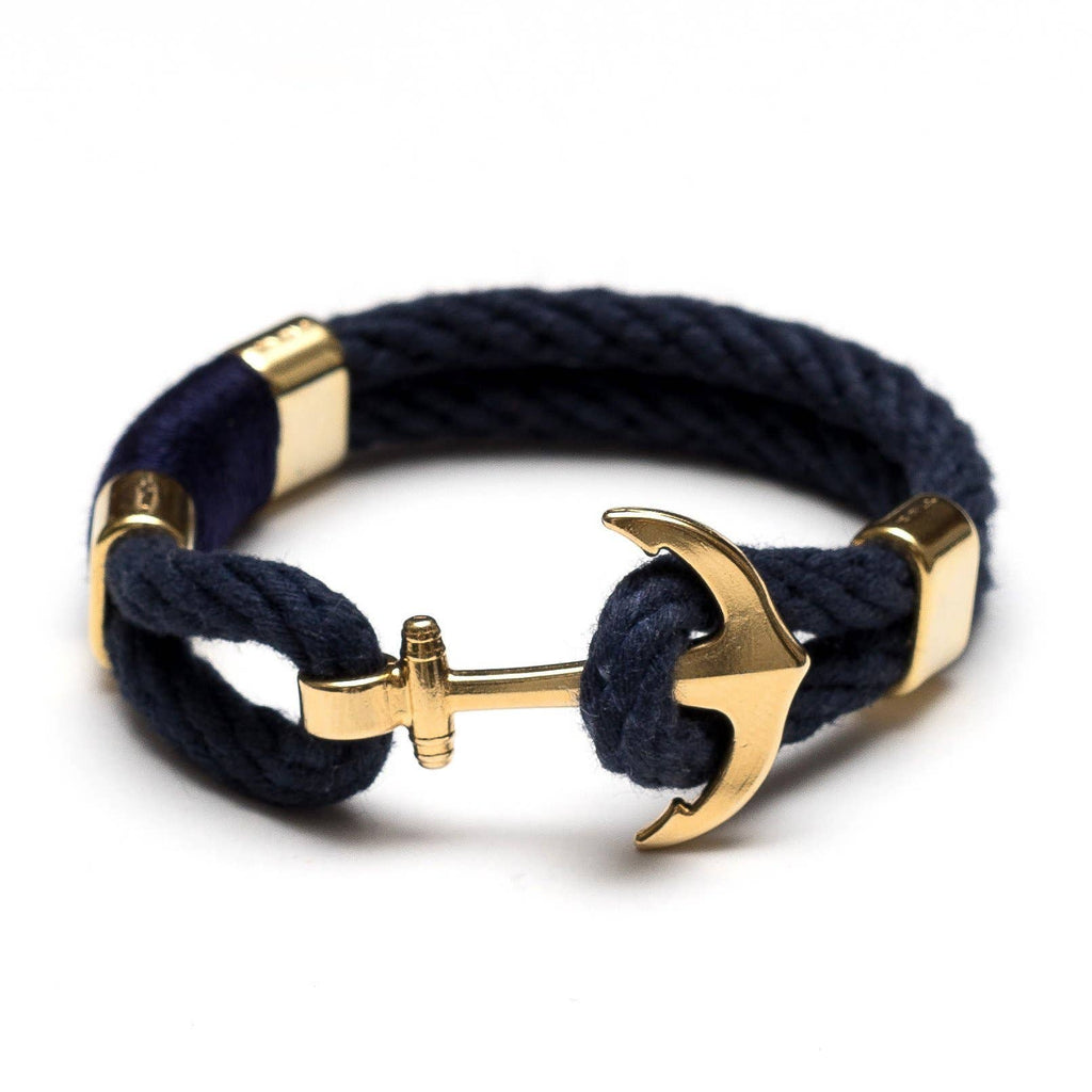 Bracelet - Waverly Bracelet - Navy/Navy/Gold