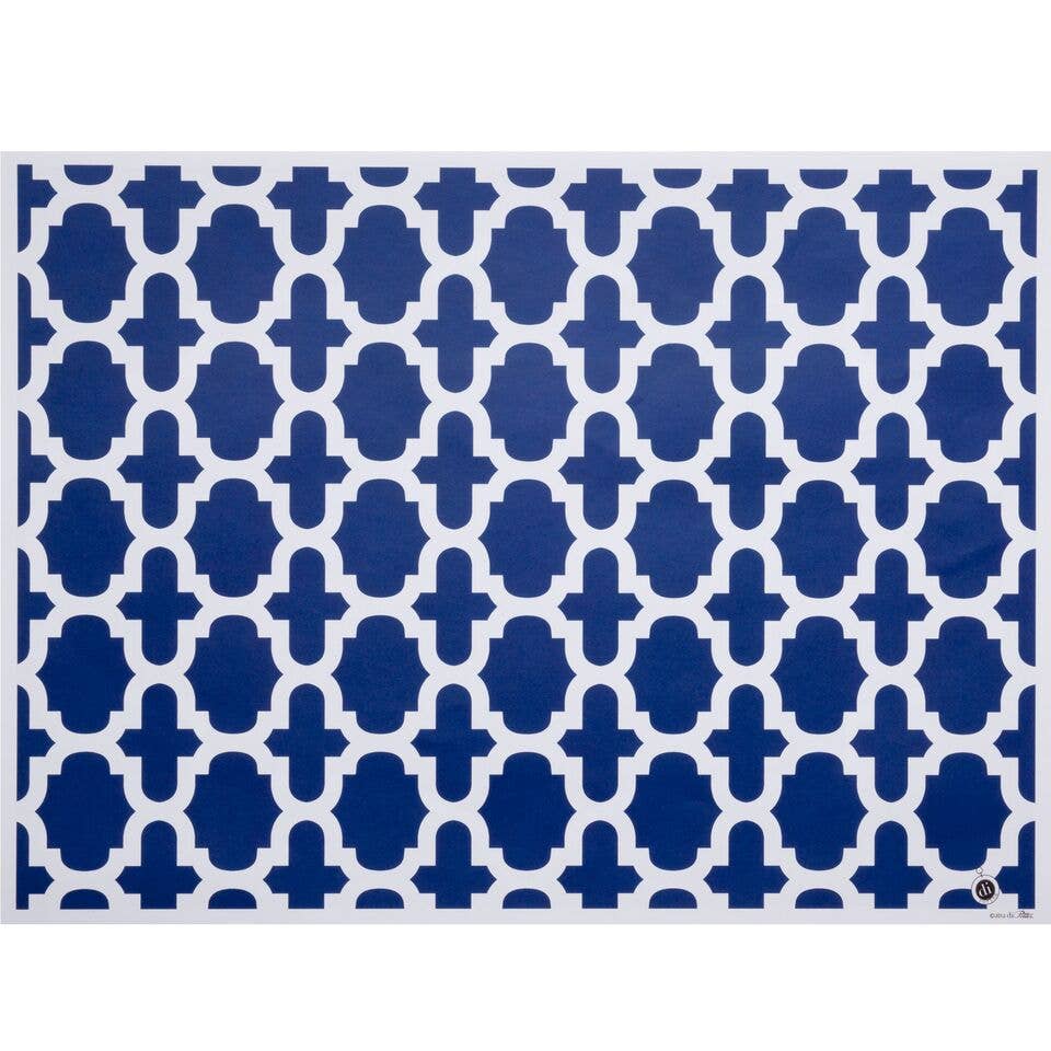 Placemats Paper - Fret Navy