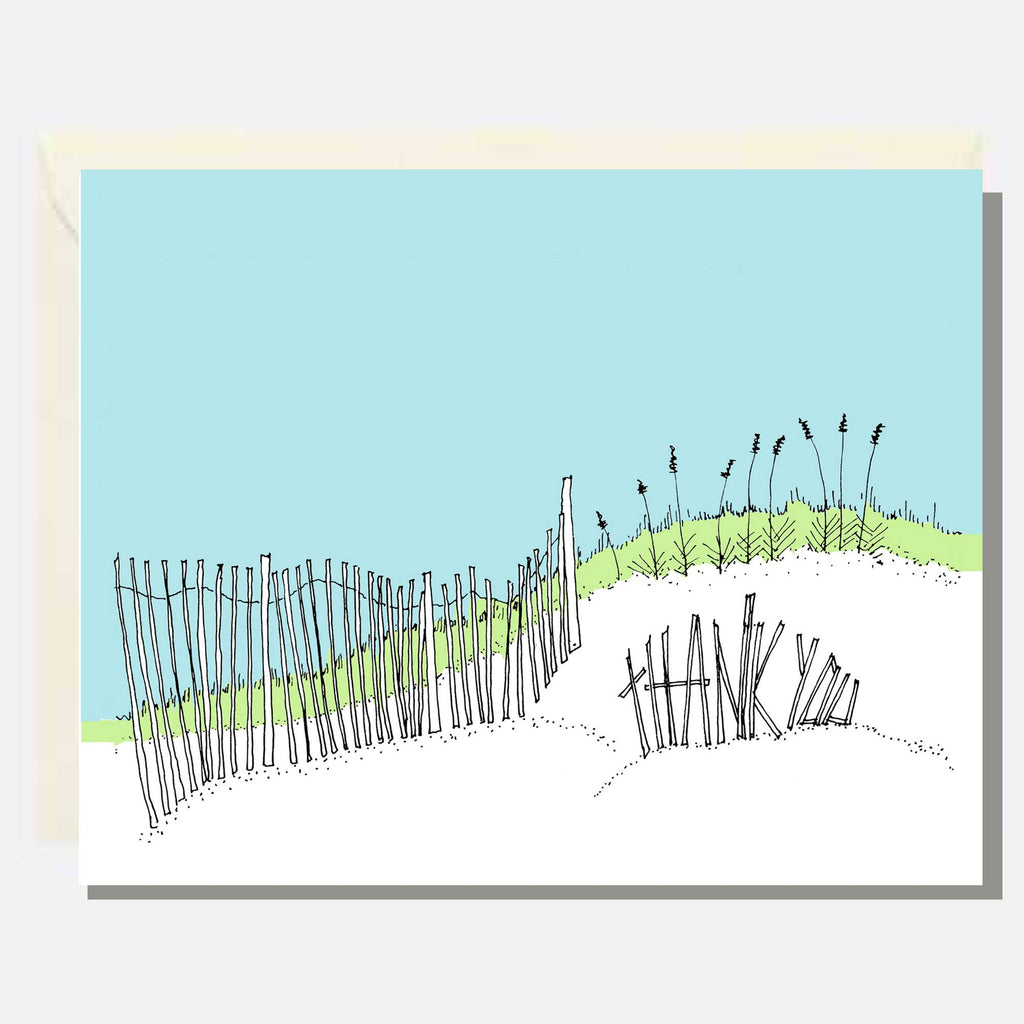 Greeting Card - Sand Dune Thank You Card