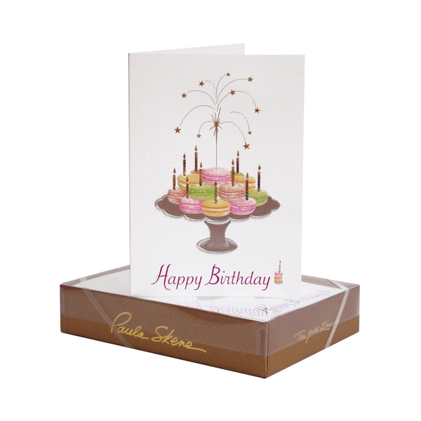 Greeting Card - Macaroon Birthday Card
