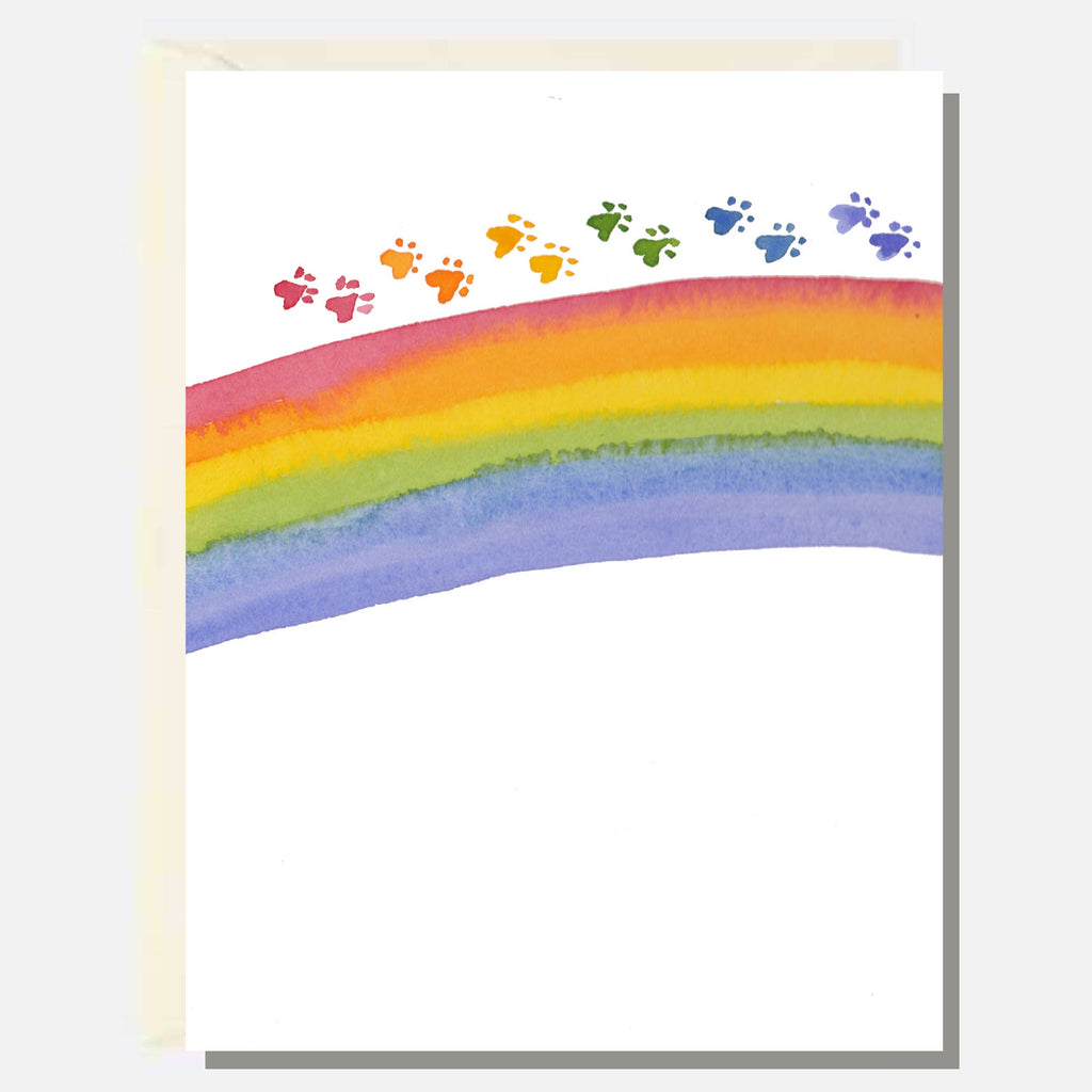 Greeting Card - Rainbow Bridge Pet Condolence Card