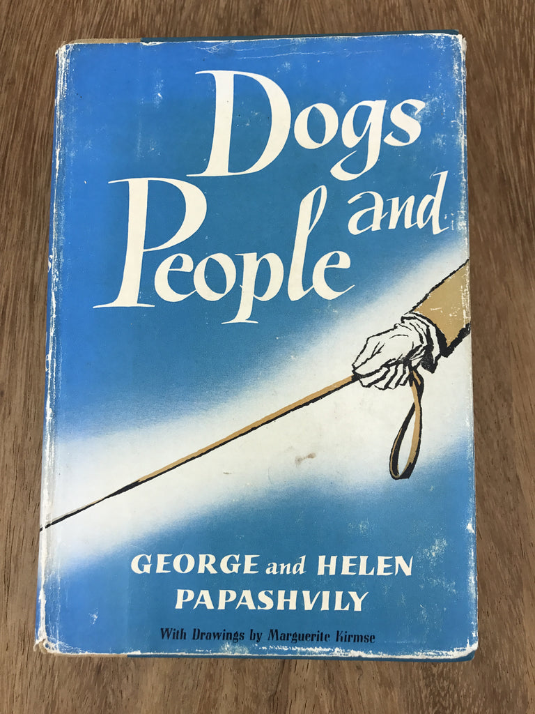 Estate Collection Vintage Book - "Dogs And People"